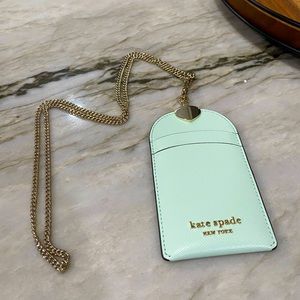 Kate Spade I.D. Card holder with two extra card slots! In great condition!